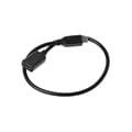 Miniatyrbild 1 av 3: USB-C Hona till Micro USB Hane Adapterkabel - DLH - Charge &amp; Sync - Svart