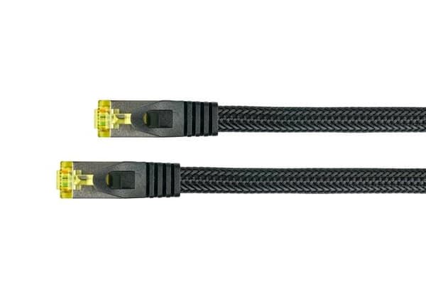 Python® serie - 8070PY-150S - Python patchkabel med Cat.7 råkabel S/FTP PiMF halogenfri 15m svart
