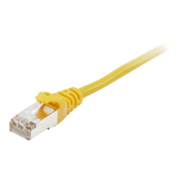 RJ-45 (M) patchkabel för RJ-45 (M) 30 m SFTP, PiMF CAT 6a gjuten, blockerad gul - utrusta