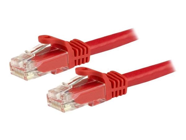 Kopplingskabel CAT6 - STARTECH - 1,5 m - Röd - UTP - RJ-45
