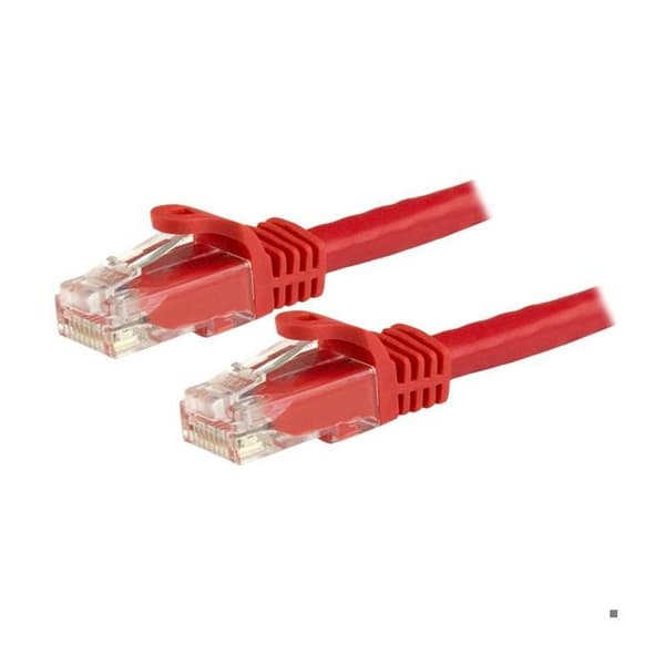 Kopplingskabel CAT6 - STARTECH - 1,5 m - Röd - UTP - RJ-45