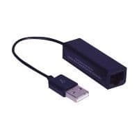 USB 2.0 10Mb LAN nätverksadapter svart - MicroConnect