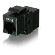EQUIP 125579 SVART anslutningssladd - RJ45 - Paket om 8