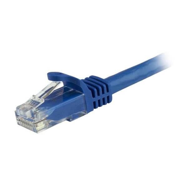 7m Hookless Cat6 Gigabit UTP nätverkskabel - STARTECH - Blå - Guldpläterade kontakter