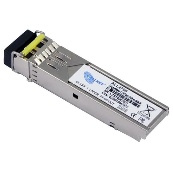 ALLNET ALL4755, 1250 Mbps, Mini-GBIC, LC, ZX, Fiberoptisk, 9-125