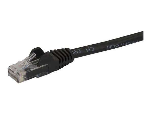Nätverkskabel Cat6 Gigabit UTP - STARTECH - 10 m - RJ45 Hane/Hane - Svart - Anti-krok