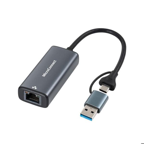 USB-C/A till RJ45 2,5G nätverksadapter