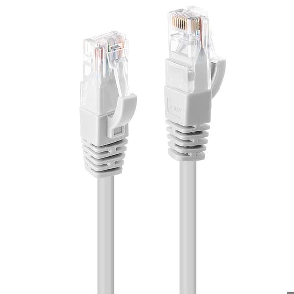 LINDY RJ-45 patchkabel - 15m - UTP CAT 6 - vit