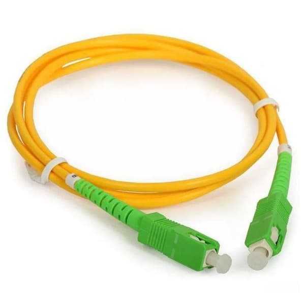 Optisk fiberkabel - MICRO CONNECT - FIB884005 - 5 m - SC/APC - OS1/OS2 - Gul