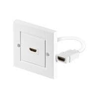 MicroConnect vitt HDMI-uttag - 25 års begränsad garanti Vit