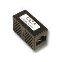 RJ45-RJ45 F/F 8P CAT6 UTP-adapter - MICRO CONNECT - MPK101 - Svart
