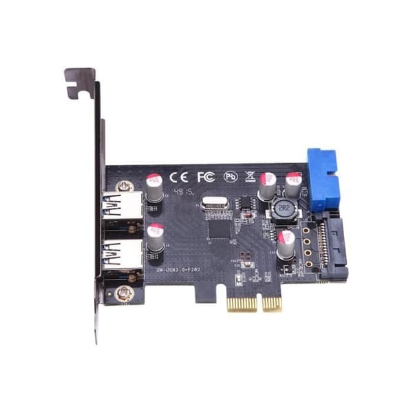MicroConnect PCIe 2.0 USB-adapter USB 3.0 x 2 + USB 3.0 (intern) x 2