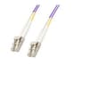 Miniatyrbild 1 av 4: Microconnect FIB440410P nätverkskabel - 10 m - LC-PC - Lila