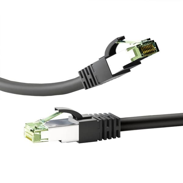 Nätverksanslutningskabel - GOOBAY - CAT 8.1 S-FTP - 5m - Svart - Halogenfri