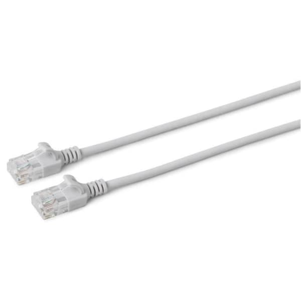 U/UTP CAT6A Slim 2M nätverkskabel - MICRO CONNECT - Grå - LSZH - AWG 28