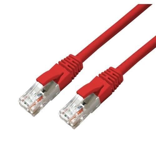 Micro Connect Cat6a U/UTP (UTP) nätverkskabel röd 3m