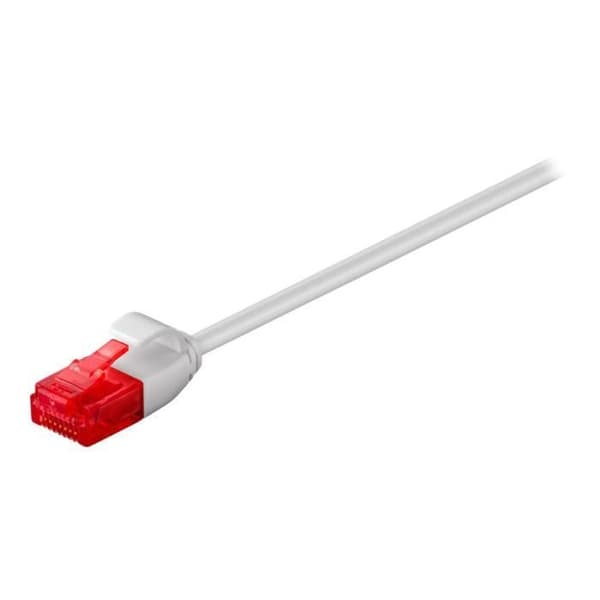 MicroConnect RJ-45 nätverkskabel 15 cm UTP CAT 6 utan krok, blockerad grå