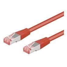 Wentronic CAT 6-200 SSTP PIMF nätverkskabel - Röd - 2m - 4x2xAWG 27/7 CU EIA/TIA 568 PVC