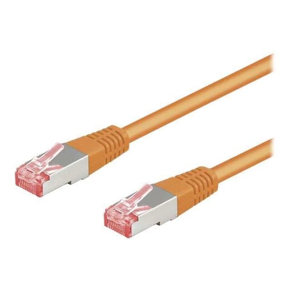 CAT 6-200 SSTP PIMF nätverkskabel - Orange - 2m - Wentronic