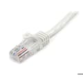 Miniatyrbild 2 av 3: STARTECH 1m Hookless Cat5e UTP Nätverkskabel - M / M - Vit