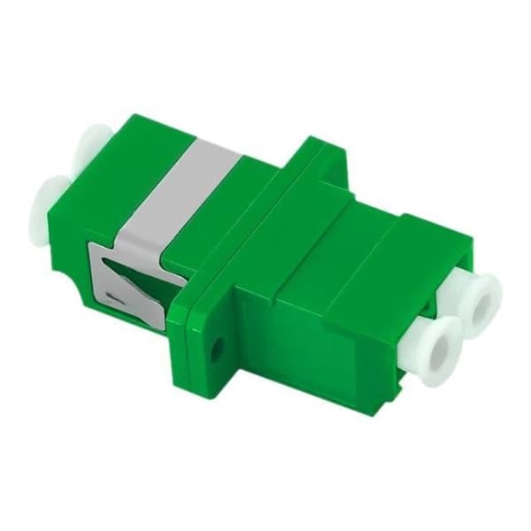 Qoltec Duplex Kopplare nätverk för enkel läge LC-APC (F) till enkel läge LC-APC (F) fiberoptik