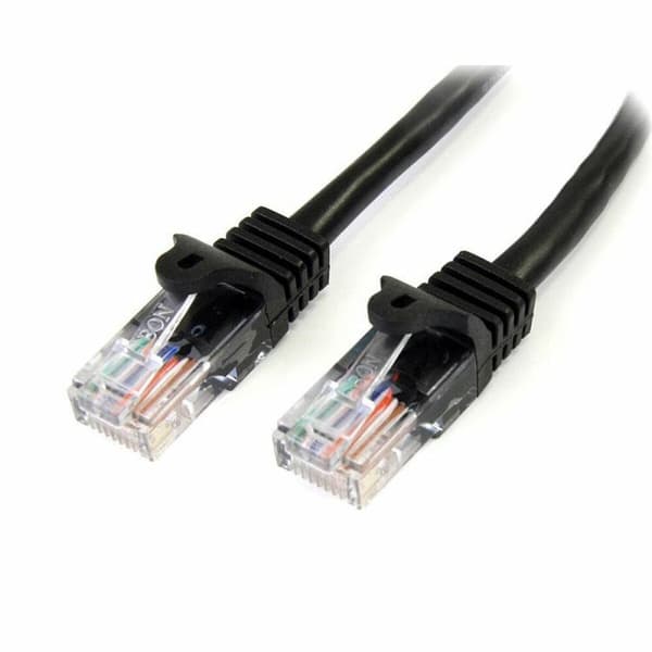 UTP kategori 6 stift netværkskabel Startech 45PAT5MBK 5 m