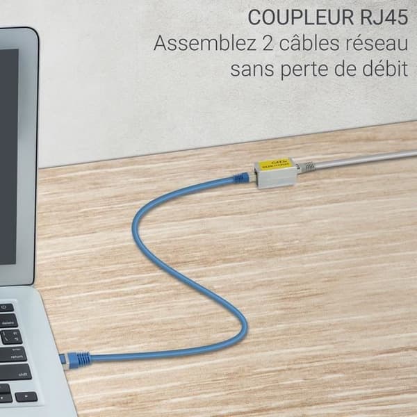 Skärmad RJ45 hona Cat 5e koppling nätverksförlängare Ethernet koppling kompatibla LAN-kablar och nätverkskablar