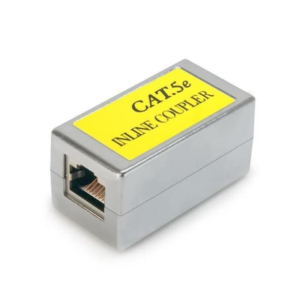 Skärmad RJ45 hona Cat 5e koppling nätverksförlängare Ethernet koppling kompatibla LAN-kablar och nätverkskablar