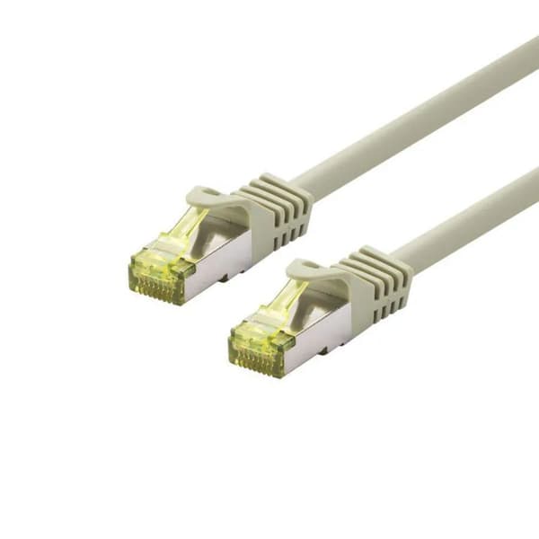 Ammattimainen LOGON SFTP/AWG26/LSOH -kytkentäkaapeli 5M - CAT6A 500Mhz - norsunluunvärinen, TCR6ASS050I