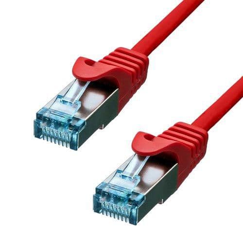 ProXtend CAT6A S/FTP CU LSZH Ethernet-kabel röd 15m, 6ASFTP-15R