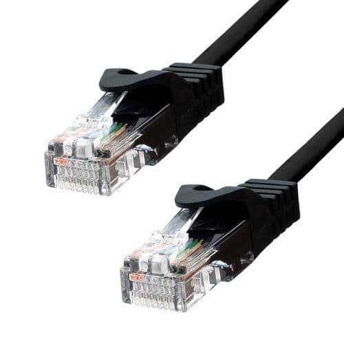 ProXtend CAT5e U/UTP CU PVC Ethernet-kabel 15m sort, 5UTP-15B