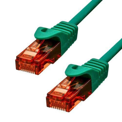 ProXtend CAT6 U/UTP CU LSZH Ethernet-kaapeli, vihreä 75 cm, 6UTP-0075GR