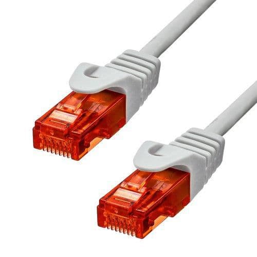 ProXtend CAT6 U/UTP CU LSZH Ethernet-kabel grå 25cm, 6UTP-0025G
