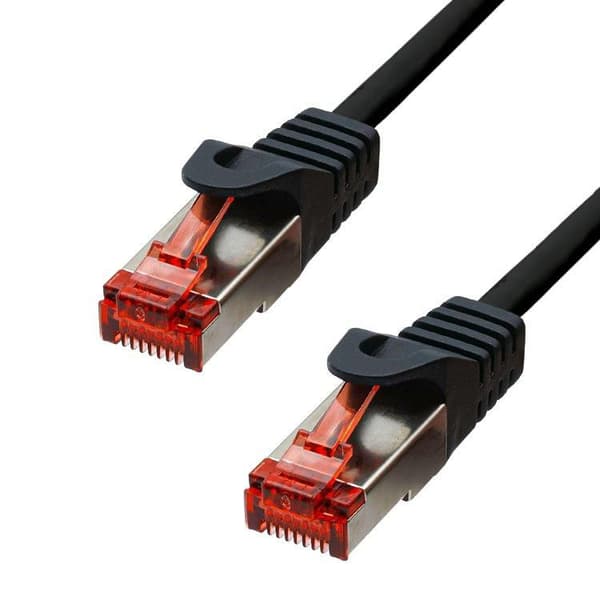 ProXtend CAT6 F/UTP CU LSZH Ethernet-kabel Sort 15m, 6FUTP-15B