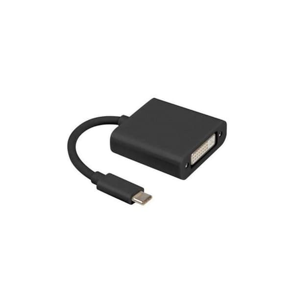 Lanberg AD-UC-DV-01 USB C till VGA Adapter - - - Lanberg Svart