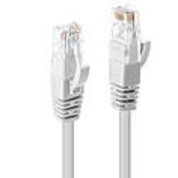 Nätkabel UTP Styv Kategori 6 LINDY 48098 Vit 15 m 1 antal
