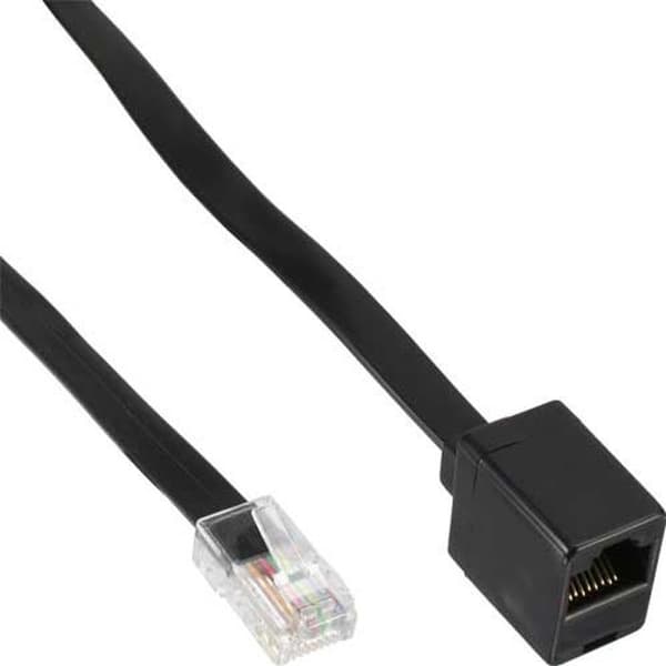 INLINE - Förlängningskabel ISDN RJ45 (8P8C) hane/hona, 5m