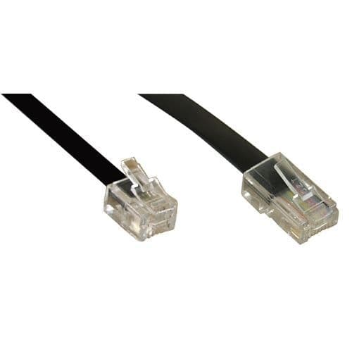 INLINE - RJ45 -&gt; RJ11 modulär kabel, 4 ledare, 10m