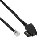 Miniatyrbild 1 av 2: Telefonkabel - InLine® - TAE-N - 6m - RJ 12 - Kopplad
