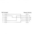 Miniatyrbild 2 av 2: Anslutningskabel - InLine® - TAE-N - RJ11 (6P4C) - 6m - Svart