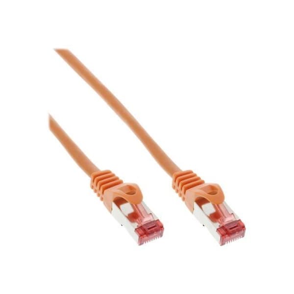 INLINE - Patchkabel, S-STP-PiMF Kat.6 orange 0,3m