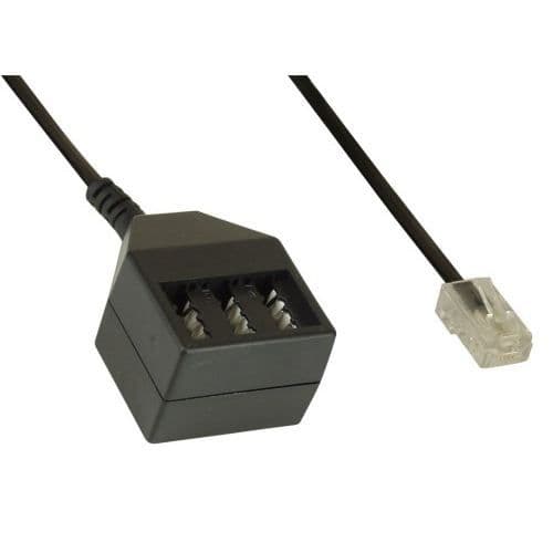 TAE RJ45 hankabeladapter - INLINE - 20cm - Telefonadapter
