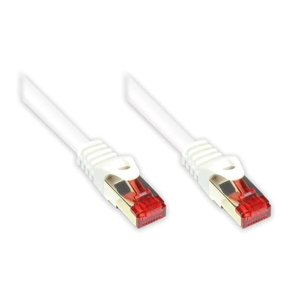 Alcasa 8060-010W, 1 m, Cat6, S-FTP (S-STP), RJ-45, RJ-45, Vit