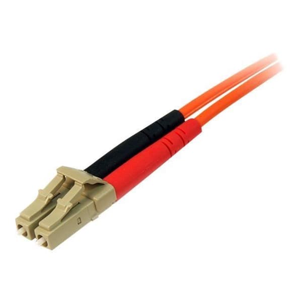 Multimode 50/125 LC / LC duplex optisk fiber patchkabel - 10 m - STARTTECH