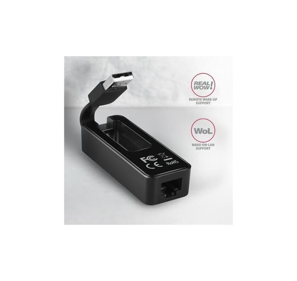 AXAGON, ADE-XR USB 2.0 Ethernet 10/100-adapter med automatisk installation