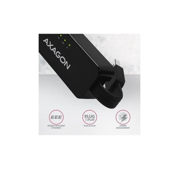 AXAGON, ADE-XR USB 2.0 Ethernet 10/100-adapter med automatisk installation