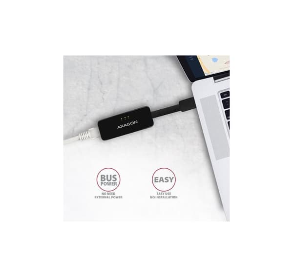 AXAGON, ADE-XR USB 2.0 Ethernet 10/100-adapter med automatisk installation
