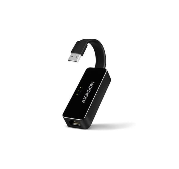 AXAGON, ADE-XR USB 2.0 Ethernet 10/100-adapter med automatisk installation Svart