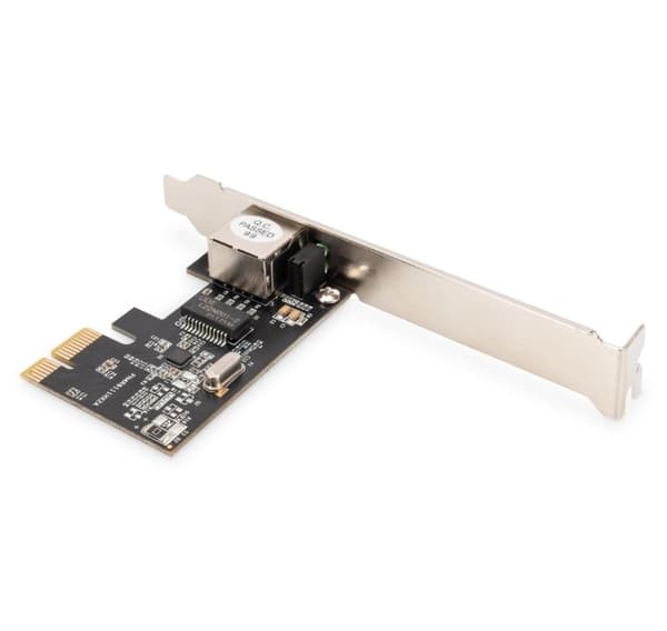Digitus, Gigabit Ethernet PCI Express-kort 32-bitars, lågprofilfäste, Realtek RTL8111H, DN-10130-1