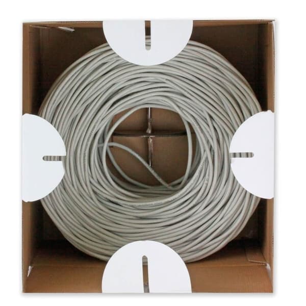 Nätkabel UTP Styv Kategori 6 Techly ITP6-CCA-305-BL Blå 305 m